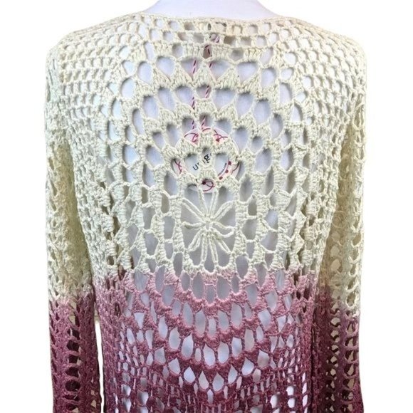 S ONLY Ombré fringed cardigan sweater - Picture 4 of 7